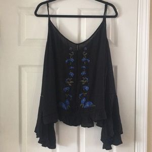 American Eagle Cold Shoulder Top XL
